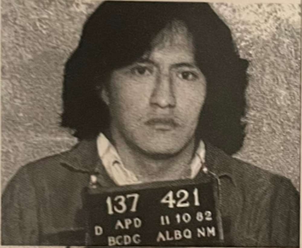 James Reyos during his arrest in 11/10/1982