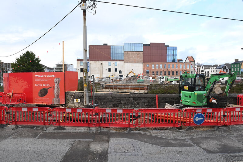 Jons Civil Engineering constructing two pedestrian bridges over the south channel of the River Lee at Crosse's Green, Cork City, which will give two links to the site of the proposed event centre on South Main St, Cork. Pic Larry Cummins Jons Civil Engineering constructing two pedestrian bridges over the south channel of the River Lee at Crosse's Green, Cork City, which will give two links to the site of the proposed event centre on South Main St, Cork. Pic Larry Cummins